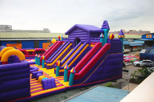 LILYTOYS Fun Indoor Outdoor Fun Entertainment Parc à thème gonflable commercial géant à vendre Terrain de jeu gonflable - Product Image 5