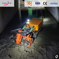 Робот для удаления осадка из водных каналов, морских прудов, подводных работ, удаленного выращивания, городского хозяйства, дноуглубительных работ и удаления песка