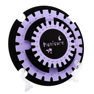 48 Color Rotating Replaceable 2 Layer Nail Color Card Display Board Gel Polish Chart Salon Manicure Nail Art Showing <b>Tool</b> - Product Image 5