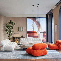 MOONTOP Soft Modern Couch Einfaches Sofa Minimalist isches, speziell geformtes weißes Sofa Designs Luxus-Sofa