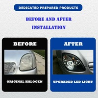 Feux avant LED DRL améliorés pour SLK R170 1996-2003, clignotants, ensemble de phares modifiés, accessoires automobiles pour Benz