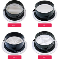 Grille d'extraction d'air réglable pour système CVC, couvercle de ventilation, grille de sortie de conduit d'extraction, grille de ventilation d'air usagé