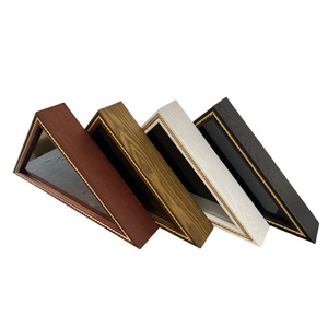 Boîte à drapeau commémoratif de style américain, biodégradable, en bois blanc, avec design triangulaire en verre, pour drapeaux funéraires pliés à domicile - Product Image 6