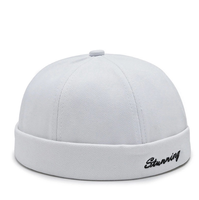 Chapeau de marin homme simple sans bord, style hipster urbain hip-hop, printemps et automne