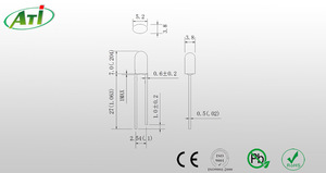 Sản lượng cao tri-màu đỏ-xanh-màu xanh lá cây DC 3V <span class=keywords><strong>3</strong></span> mét <span class=keywords><strong>Led</strong></span> diode với xây dựng trong điện trở - Product Image 6