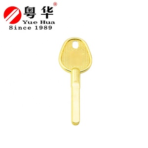 OEM ODM precio barato de Casa clave en blanco Chapado en níquel latón Color oro clave en blanco para cerrajero - Product Image 2
