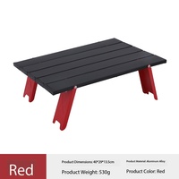 Table portable d'extérieur en alliage d'aluminium, design moderne, mini-meuble de loisirs pour camping, pique-niques et barbecues, avec fonction de pliage en forme d'œuf