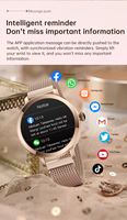 Montre connectée de luxe pour femme NX7, écran AMOLED, suivi menstruel, sécurité de l'ovulation, période de grossesse, IP68, appels Bluetooth, montre intelligente pour femme