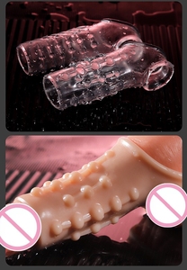 남성용 사정 지연 확장 장난감 남성용 실리콘 재사용 수탉 반지 섹스 토이 - Product Image 2