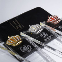 Trophée de récompense personnalisé en cristal K9, couronne personnalisée, verre 8*30CM, sablé, moderne, Jadevertu