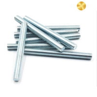 Galvanized DIN975 Steel Threaded Rods-Zinc Plated/Black Full Thread Metal Stud Bars High Strength Fasteners