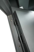 Porte de sécurité en acier avec serrure multipoints, porte d'entrée principale moderne pour villa résidentielle