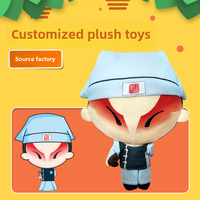 Figurines d'action en peluche sur mesure Mascotte de l'école d'entreprise Conception de petites poupées Traitement des échantillons Commandez votre propre personnalisation