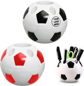Porte-stylo en forme de ballon de football, organisateur de bureau en forme de ballon de football, tasse pour étudiants, décoration de table d'étude, cadeaux promotionnels souvenirs - Product Image 1