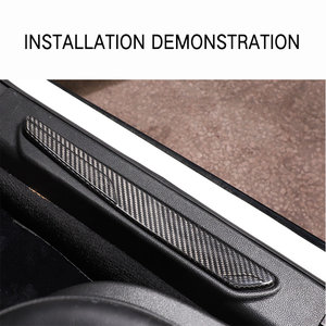Cubierta Decorativa Lateral de Fibra de Carbono Real 3K con Acabado Brillante para <span class=keywords><strong>Alfa</strong></span> <span class=keywords><strong>Romeo</strong></span> <span class=keywords><strong>Giulia</strong></span>, Gran Venta |   <span class=keywords><strong>Interior</strong></span> de Lujo - Product Image 5