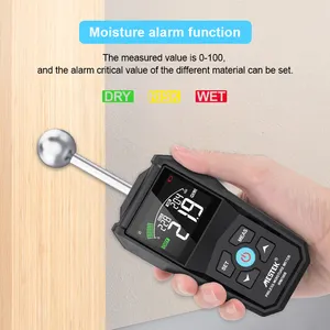 Mestek WM700B Digital Spherical Contact Wall Flooring Wood Moisture Meter Pinless Detector Damp Mini Definition