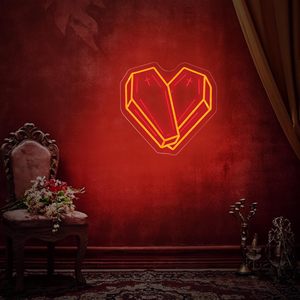Letrero de Neón Rojo con Forma de Ataúd y Corazón de Neonawall para Propietarios de Galerías y Estudios de Tatuajes, Regulable, para Decoración de Paredes de Galerías y Estudios - Product Image 6