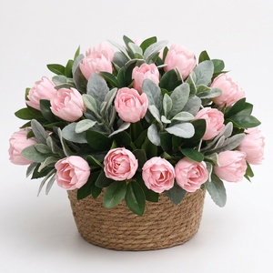 Ramo de Flores Artificiales para Novia, Hortensias de Tacto Real, para Decoración del Hogar, Navidad, Pascua, Decoración de Casas - Product Image 5