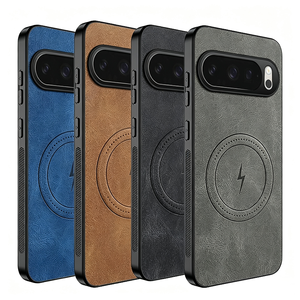 Funda Protectora de Cuero, PC y TPU con Adsorción Magnética y Protección Anticaídas para <span class=keywords><strong>Google</strong></span> <span class=keywords><strong>Pixel</strong></span> 6, <span class=keywords><strong>6A</strong></span>, 7, 8, 8A, 9, 9A, 10 Pro, XL - Product Image 1