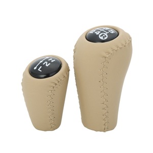 Toyota Prado Gear <b>Shift</b> <b>Knob</b> Leather Ergonomic Car Gear <b>Knob</b> Accessory - Product Image 3