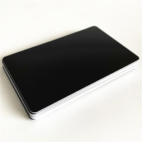 Cartes vierges imprimables en PVC, étanches, mini-tags NFC RFID 13,56 MHz, programmables, noir et blanc mat, pour contrôle d'accès