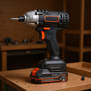 Atornillador de Impacto de 20 V, 1/4 Pulgadas, 180 Nm, 10 Puntas, Luz LED, para Reparación de Muebles - Product Image 2