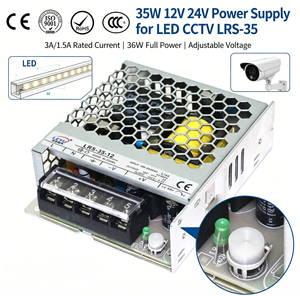 LRS Series CCTV Switching Power Supply 35W 50W 75W0100W 350W SMPS <strong>12V</strong> 24V 48V for Automation Equipment - Product Image 2