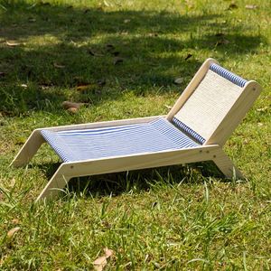 Fauteuil de plage pour chat, lit de camping d'été doux, hamac pour chat, mobilier pour chat, mini chaise de plage, lit pour chat, arbre à chat en bois durable – Vente en gros - Product Image 2