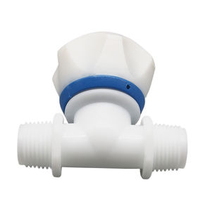 Válvula de Ángulo de Plástico ABS PP DN15 1/2” para Suministro de Agua, de Fábrica China, Económica - Product Image 3