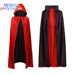 Disfraz de Vampiro de Doble Capa HESPER para Halloween, Capa Negra y Roja para Fiesta, Estilo Casual para Adultos, Capa de Sirena para TV - Product Image 1
