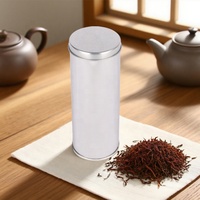 Boîte en étain ronde de qualité alimentaire en gros, personnalisable avec logo, vide, pour emballage de thé, café, biscuits, chocolat et aliments