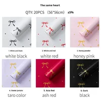 Papier d'emballage floral Tongxinjie en film perlé imperméable, motif papillon d'amour DIY pour fleuristes
