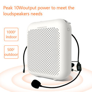 Amplificateur vocal portable adapté, haut-parleur 10W, amplificateur vocal portable avec microphone, mini amplificateur pour enseignants - Product Image 4