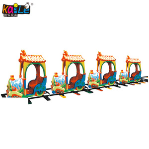 Tren Eléctrico de Madera Antiguo Personalizado de Fibra de Vidrio, el Más Nuevo y a Precio Más Bajo, para 16 Personas, 7-10 KM/H, 1000 kg, CN;ZHE - Product Image 6