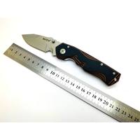 Type de matériau en acier inoxydable Couteau utilitaire de survie tactique en plein air Chasse Camping Couteaux de poche pliants