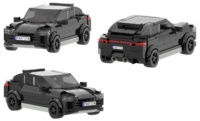 Nouveau modèle de voiture en briques, design cool, jouet unisexe, plastique, objet de collection, cadeau, blocs de construction personnalisés, éducatif, 5-7 ans, ABS