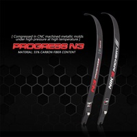 NIKA 16-50 Lbs ILF Membres de tir à l'arc 66 "68" 70 "N3 Progress Fibre de carbone Take Down Recurve Bow Limbs