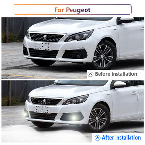 Phares <span class=keywords><strong>antibrouillard</strong></span> à lentille LED modifiés, feux anti-brouillard <span class=keywords><strong>avant</strong></span> à feux de route et à feux de croisement adaptés aux séries PEUGEOT (308,<span class=keywords><strong>207</strong></span>,307,301,3008) - Product Image 5