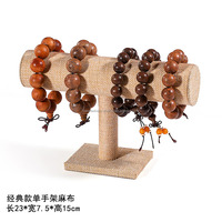 T-Bar Plusieurs Couleur Velours En Cuir Bijoux Bracelet Bracelet Montre Chaîne Présentoir Titulaire Rack