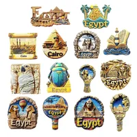 Afrika Ägypten Harz 3D Kühlschrankmagnete Tourismus Souvenir Kühlschrankaufkleber Handwerkskunst Geschenk Dekorationsartikel