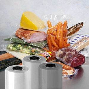 Rollo flexible de plástico de diseño personalizado para alimentos PE transparente Coex Layflat Tubes Factory para barrera de oxígeno de carne - Product Image 4