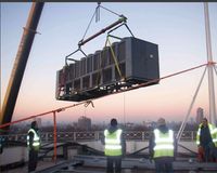Vente chaude CE Refroidisseur d'eau industriel à vis refroidi par air