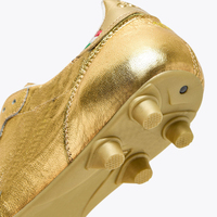 Chaussures de football unisexes à tige basse pour terrain ferme, en cuir souple, à lacets, semelle antidérapante à crampons, pour l'hiver et l'été, de haute qualité, pour l'extérieur