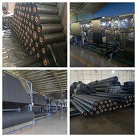 Tissu résistant de barrière de mauvaises herbes de couverture de sol tissu d'aménagement paysager lutte contre les mauvaises herbes tissées agricoles