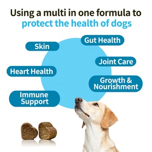 OEM 15 en 1 – Friandises multivitaminées pour chiens avec glucosamine, <span class=keywords><strong>huile</strong></span> <span class=keywords><strong>de</strong></span> foie <span class=keywords><strong>de</strong></span> morue, MSM, moules verts et chondroïtine pour la santé <span class=keywords><strong>de</strong></span> la peau, <span class=keywords><strong>de</strong></span> <span class=keywords><strong>l</strong></span>'intestin, du cœur et des articulations - Product Image 5