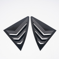 Persiana de ventana de fibra de carbono para Toyota Corolla 2007 - 2013 2008 2009 2010 2011 2012 cubierta de ventilación trasera escudo adhesivo