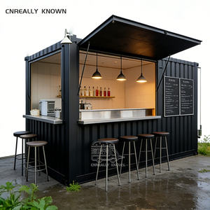 Café en conteneur de haute qualité, cuisine entièrement équipée, design personnalisé, stores enrouleurs automatisés - Product Image 1