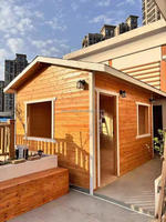 Maisonnette Modulaire en Acier Personnalisable, Respirante, Préfabriquée, pour Ferme, Cabane de Plage, Villa, Assemblage Rapide, Idéale pour Station Balnéaire et Séjour de Vacances