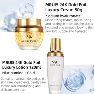 Ensemble de soins de la peau organique en or 24 carats, ensemble de cosmétiques coréens, ensemble de soins de la peau éclaircissant et blanchissant de luxe, kit de blanchiment, nouveaux produits 2025 - Product Image 4