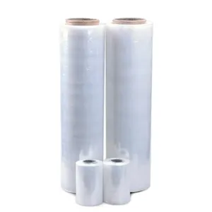 Factory Wholesale Chuzhong Brand <b>Shrink</b> Wrap Stretch Film <b>Plastic</b> Roll Soft LLDPE Material 12-25mic Thickness 300m Length - Product Image 1
